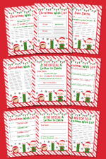 10 Free Christmas Wish List Printables for Kids - Prudent Penny Pincher