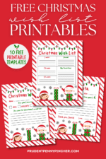 10 Free Christmas Wish List Printables for Kids - Prudent Penny Pincher