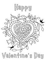 20 Free Valentine's Day Coloring Pages for Kids - Prudent Penny Pincher