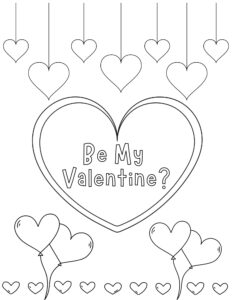 20 Free Valentine's Day Coloring Pages for Kids - Prudent Penny Pincher