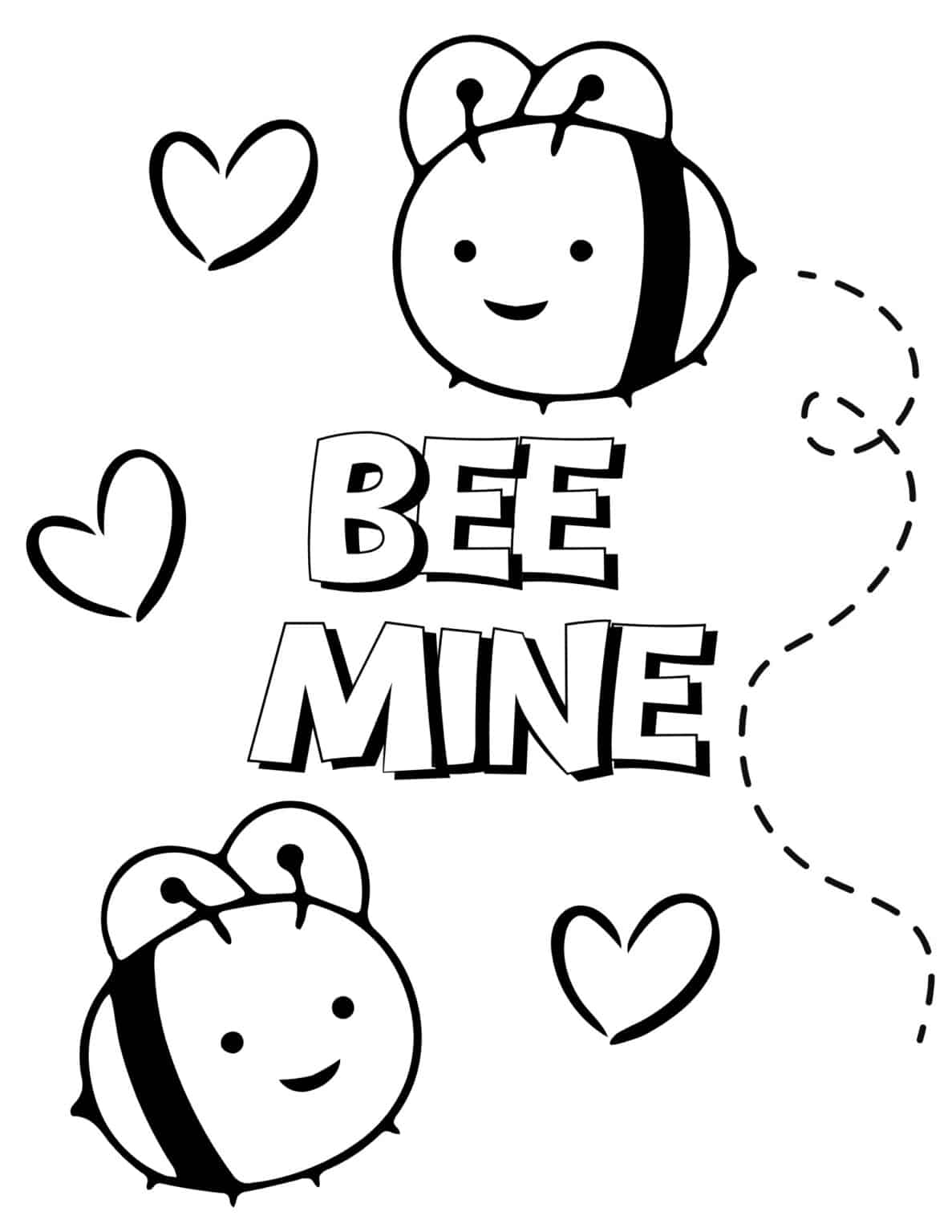 20 Free Valentine's Day Coloring Pages for Kids - Prudent Penny Pincher