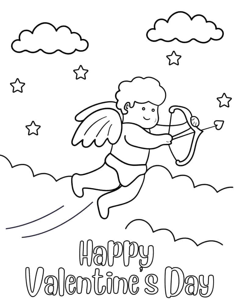 20 Free Valentine's Day Coloring Pages for Kids - Prudent Penny Pincher