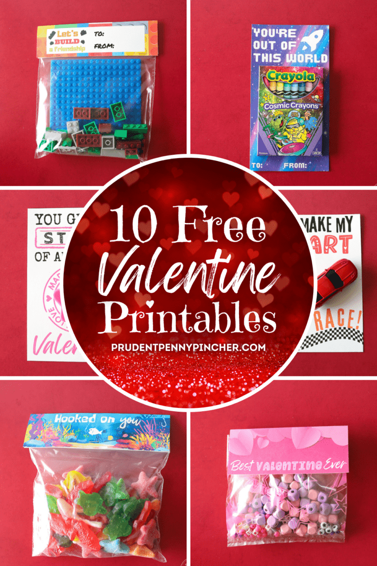 10 Free Printable Valentine Cards For Kids Prudent Penny Pincher