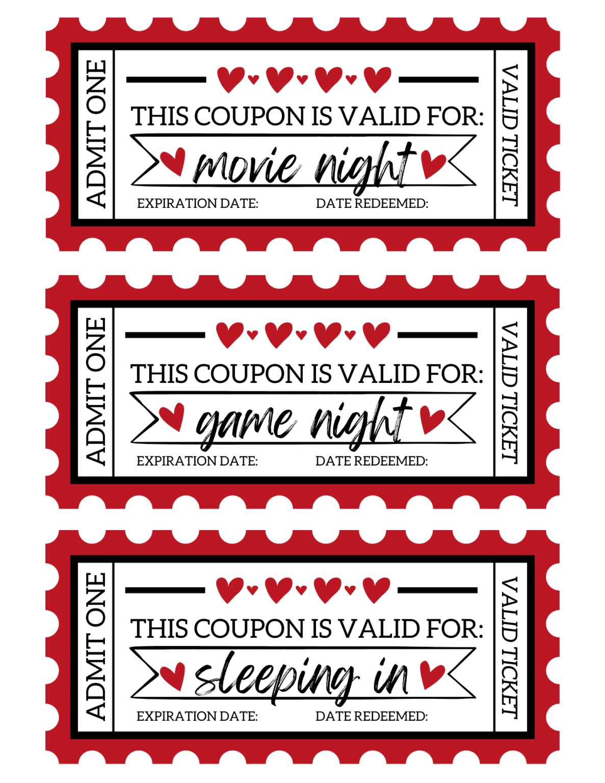 Free Printable Love Coupons for Him - Prudent Penny Pincher