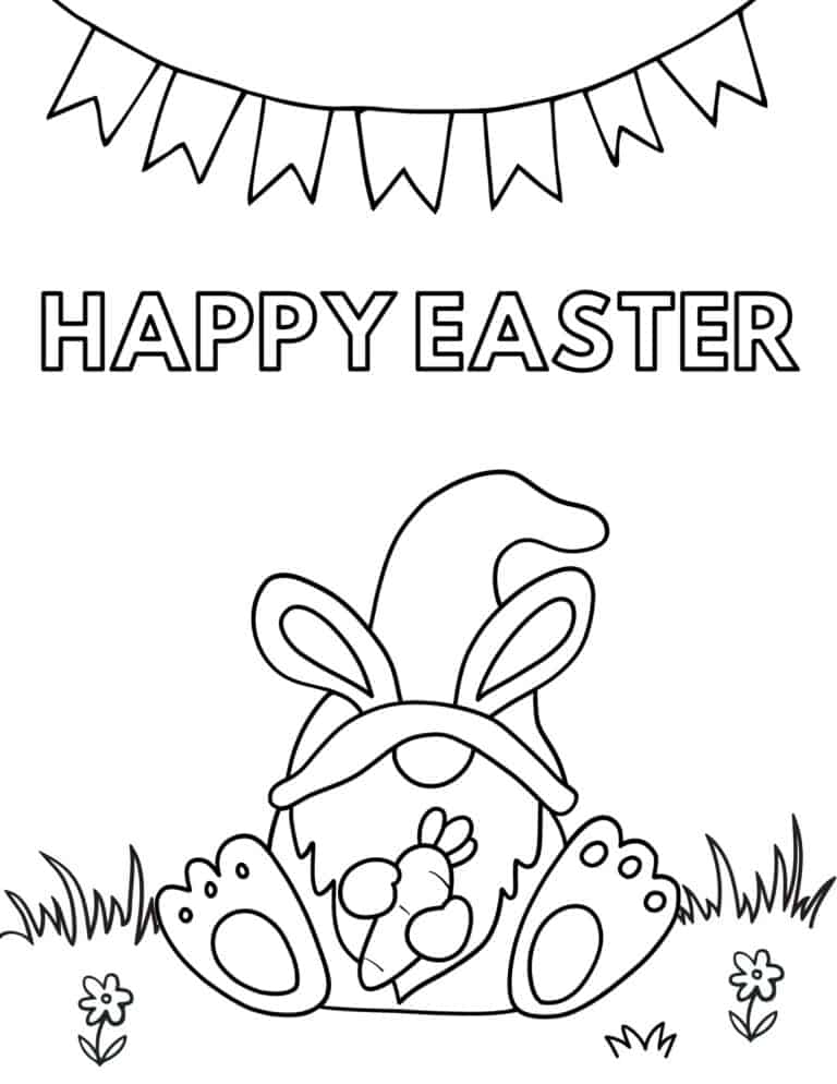 20 Free Printable Easter Coloring Pages for Kids - Prudent Penny Pincher