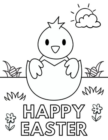 25 Free Printable Easter Coloring Pages for Kids - Prudent Penny Pincher