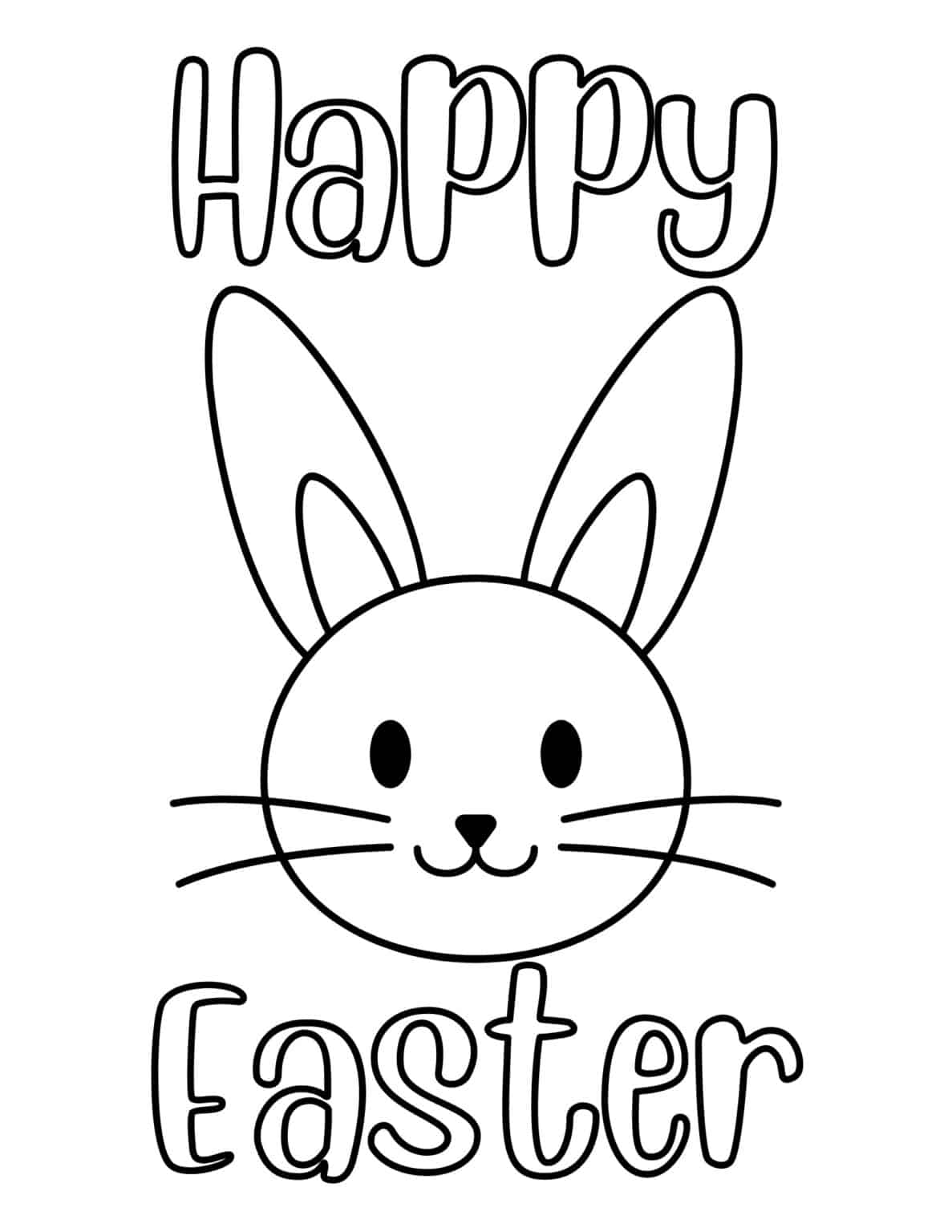 25 Free Printable Easter Coloring Pages for Kids - Prudent Penny Pincher