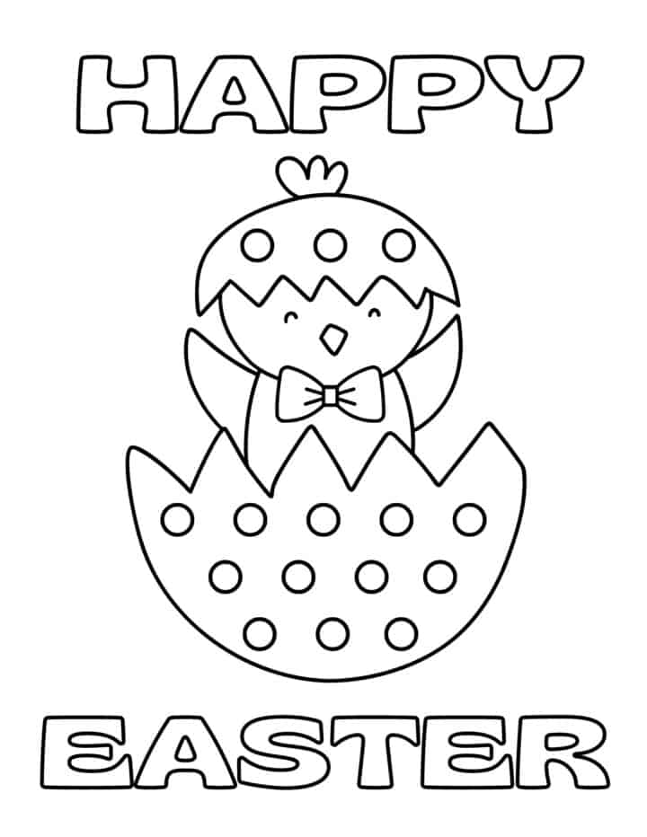 25 Free Printable Easter Coloring Pages for Kids - Prudent Penny Pincher