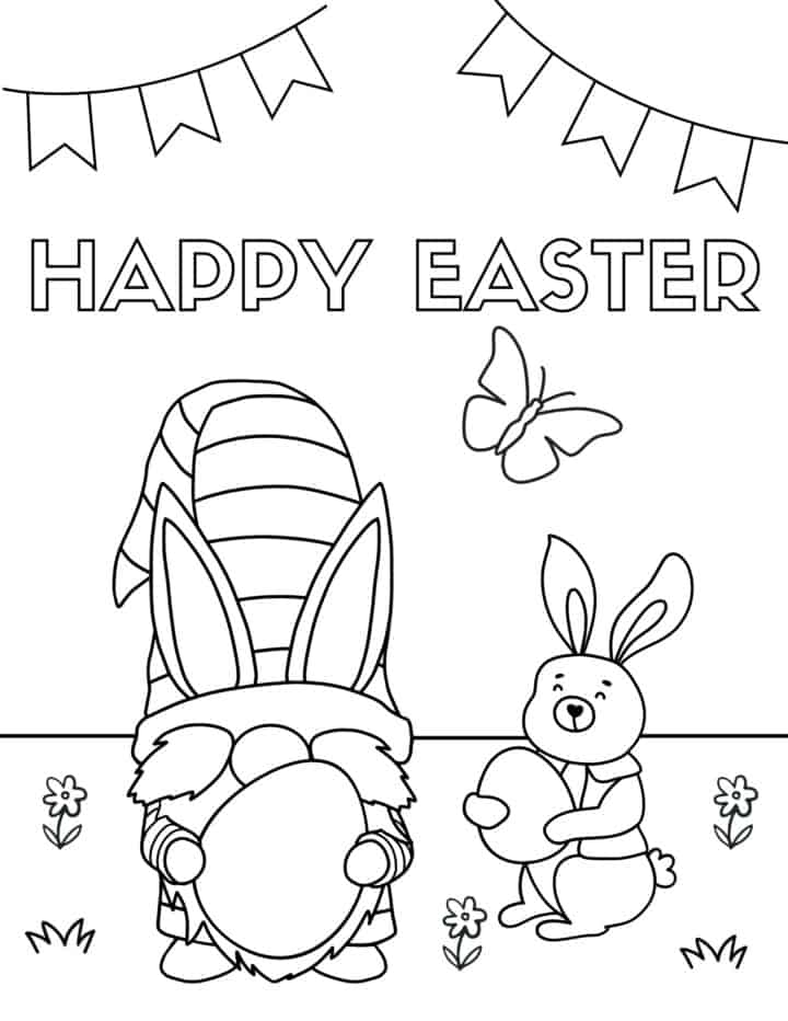 25 Free Printable Easter Coloring Pages For Kids - Prudent Penny Pincher