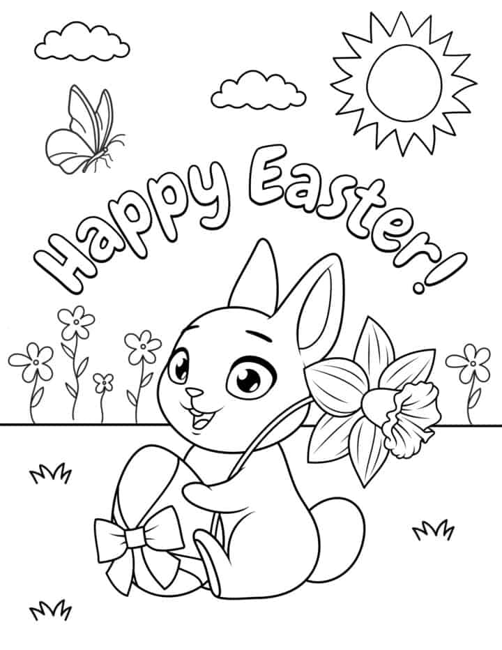 25 Free Printable Easter Coloring Pages for Kids Prudent Penny Pincher