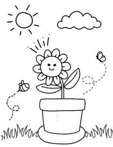 30 Free Spring Coloring Pages for Kids - Prudent Penny Pincher