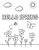 30 Free Spring Coloring Pages for Kids - Prudent Penny Pincher