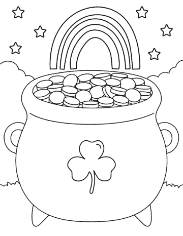 20 Free St Patrick's Day Coloring Pages for Kids - Prudent Penny Pincher