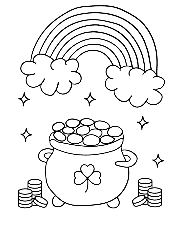 20 Free St Patrick's Day Coloring Pages for Kids - Prudent Penny Pincher