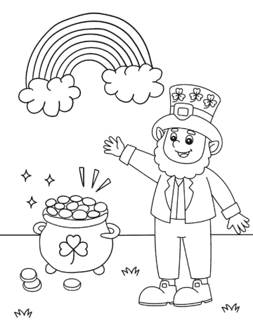 20 Free St Patrick's Day Coloring Pages for Kids - Prudent Penny Pincher