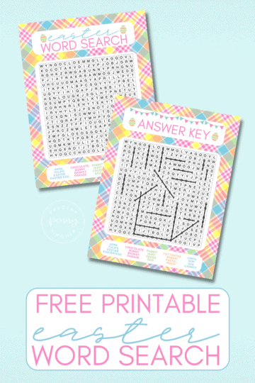 Free Printable Easter Word Search for Kids - Prudent Penny Pincher