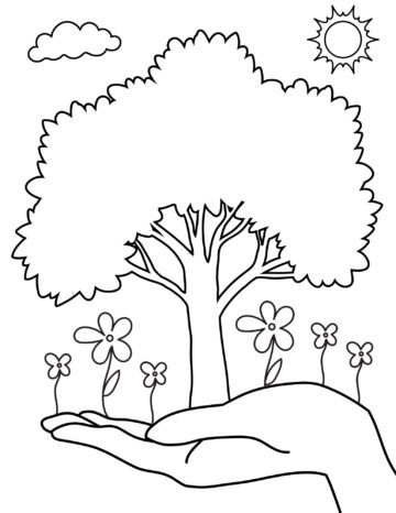 Free Printable Earth Day Coloring Pages for Kids - Prudent Penny Pincher