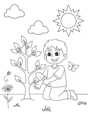 Free Printable Earth Day Coloring Pages for Kids - Prudent Penny Pincher