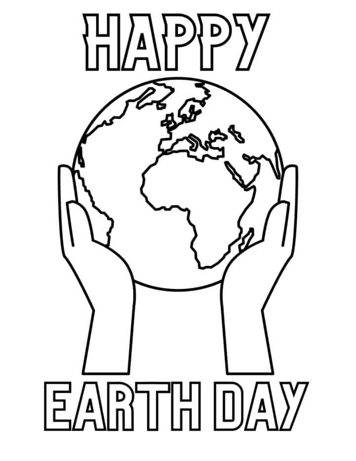 Free Printable Earth Day Coloring Pages for Kids - Prudent Penny Pincher