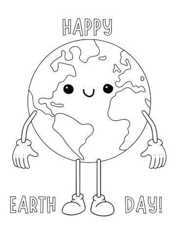 Free Printable Earth Day Coloring Pages for Kids - Prudent Penny Pincher