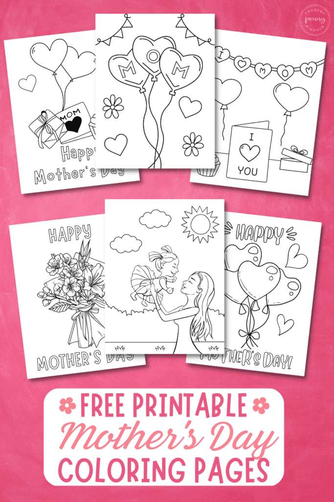 20 Free Printable Mother's Day Coloring Pages for Kids - Prudent Penny ...