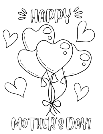 20 Free Printable Mother's Day Coloring Pages for Kids - Prudent Penny ...