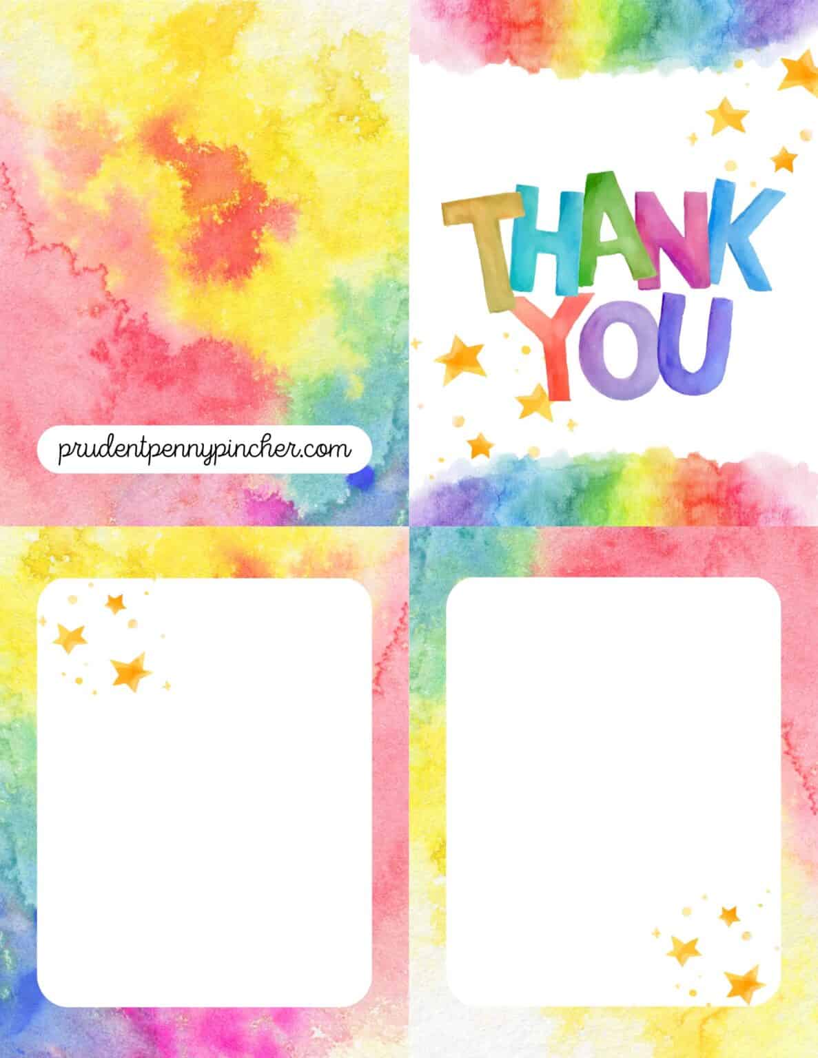 10 Free Teacher Appreciation Card Printables - Prudent Penny Pincher