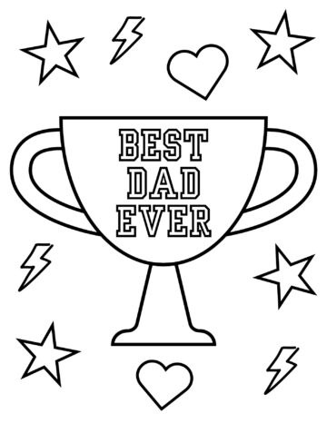 25 Free Printable Father's Day Coloring Pages for Kids - Prudent Penny ...