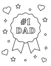 25 Free Printable Father's Day Coloring Pages for Kids - Prudent Penny ...