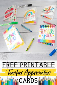 10 Free Teacher Appreciation Card Printables - Prudent Penny Pincher