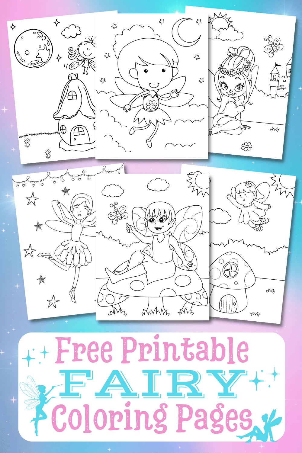free printable coloring pages for adults fairies