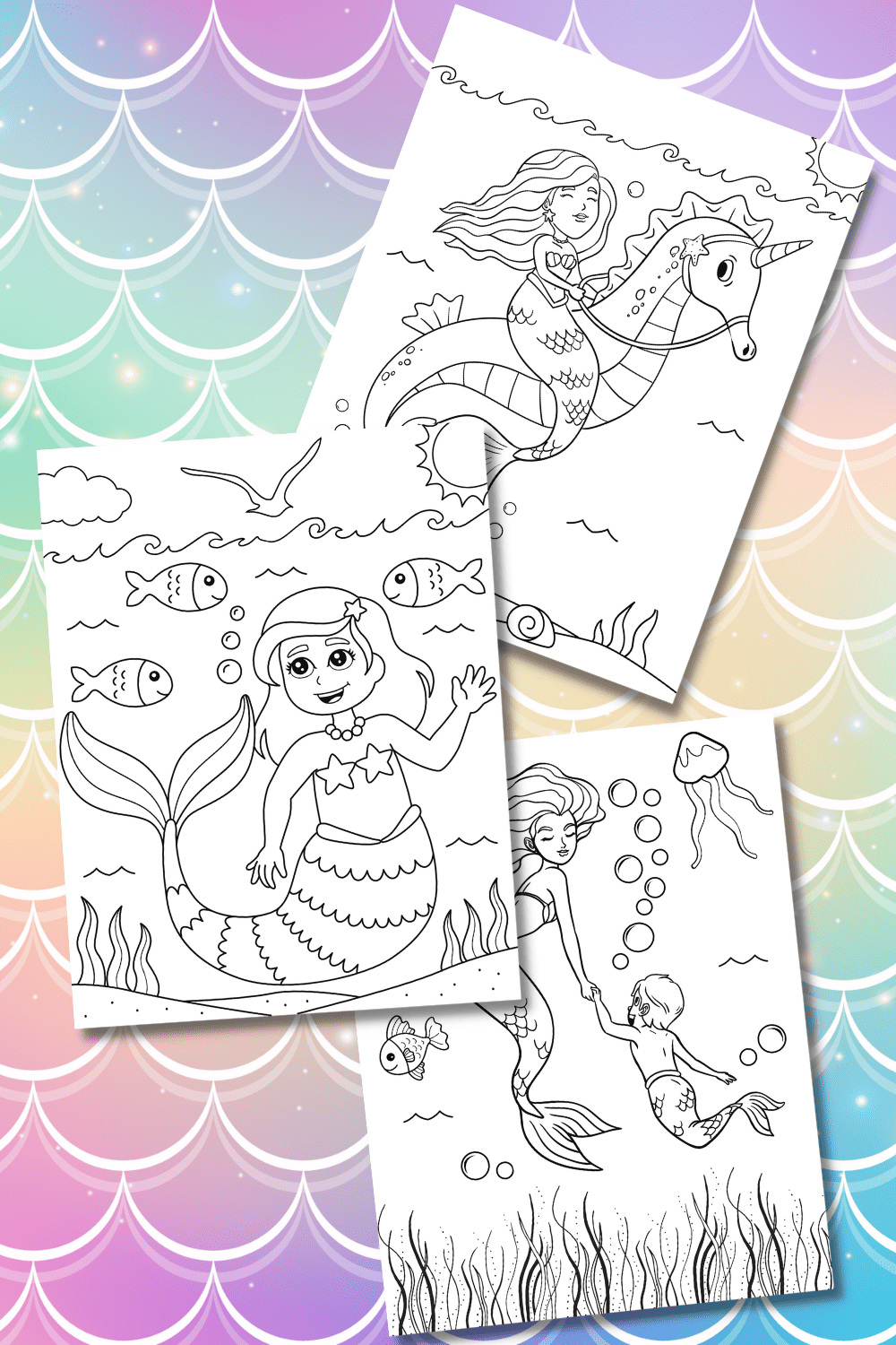 Mermaid Coloring Pages - The Best Ideas for Kids