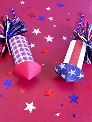 4th Of July Popsicle Stick Fireworks Kids Craft - TheSuburbanMom