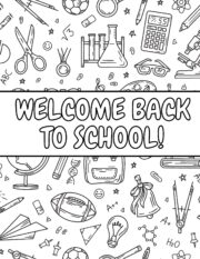 20 Free Back to School Coloring Pages for Kids - Prudent Penny Pincher