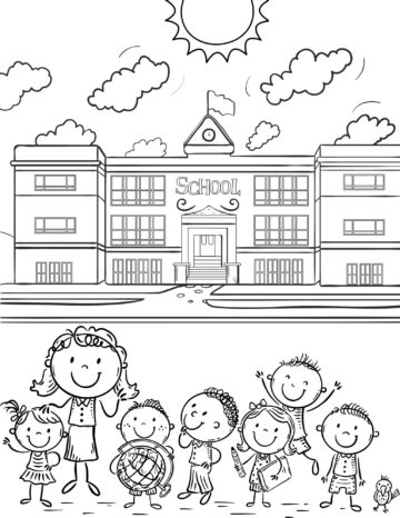 20 Free Back to School Coloring Pages for Kids - Prudent Penny Pincher