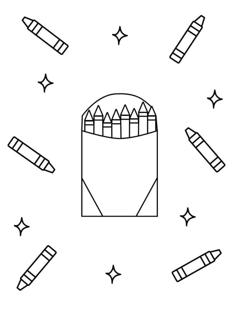 Back to School Coloring Pages, Crafts and Worksheets for Preschool,Toddler  and Kindergarten
