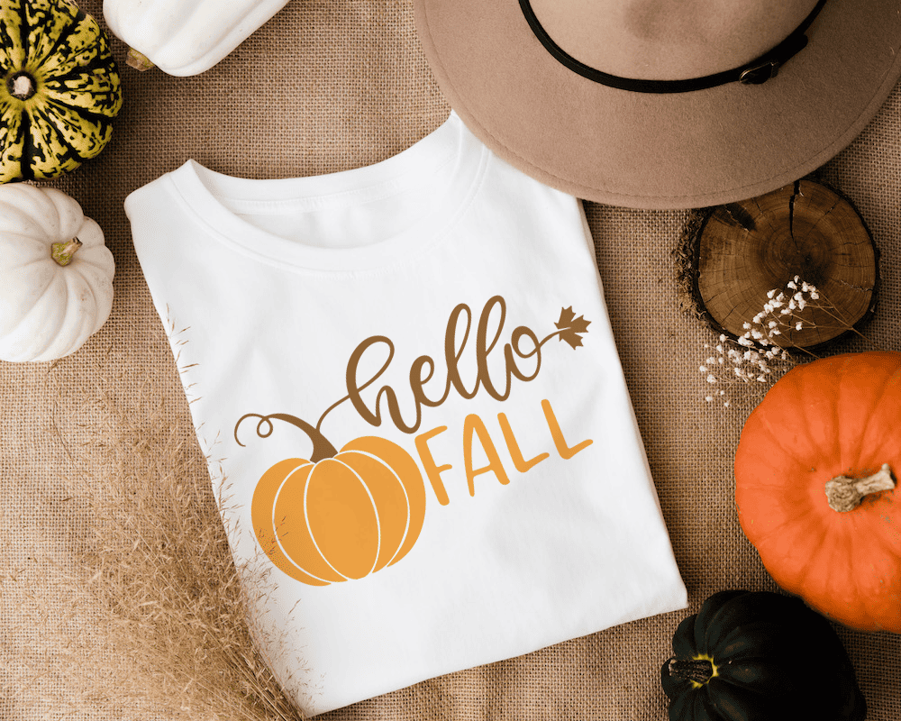 Fall Buffalo Check Pumpkin Sweatshirt with Cricut - Weekend Craft