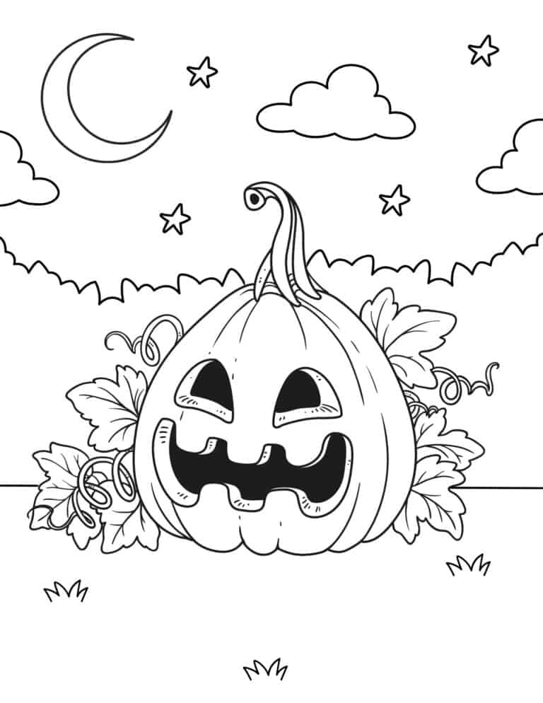 40 Free Halloween Coloring Pages for Kids and Adults - Prudent Penny ...