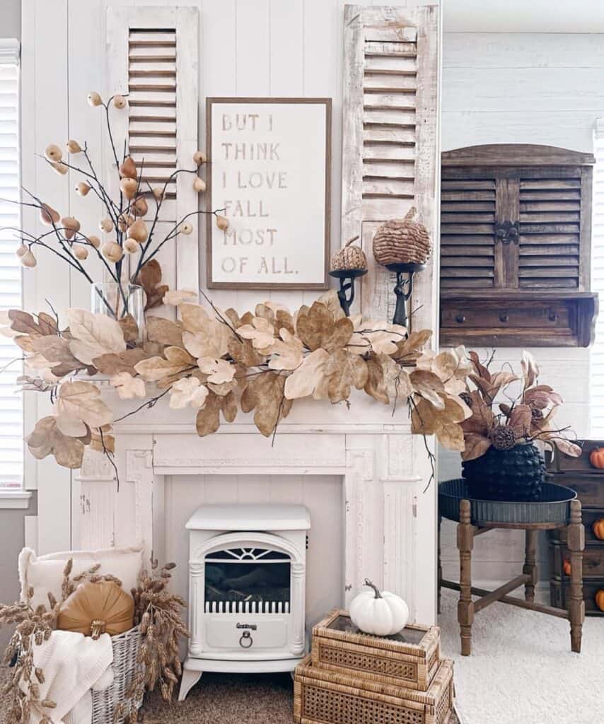 55 Best Fall Mantel Decor Ideas - Prudent Penny Pincher