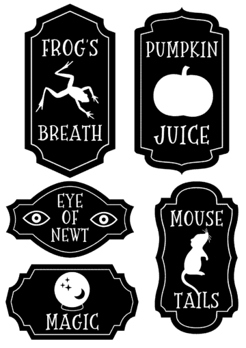 Free Printable Potion Bottle Labels For Halloween - Prudent Penny Pincher