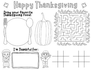 30 Free Thanksgiving Coloring Pages for Kids and Adults - Prudent Penny ...