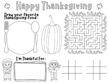 30 Free Thanksgiving Coloring Pages for Kids and Adults - Prudent Penny ...