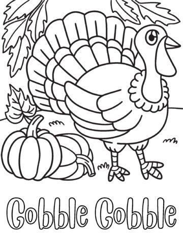 30 Free Thanksgiving Coloring Pages for Kids and Adults - Prudent Penny ...