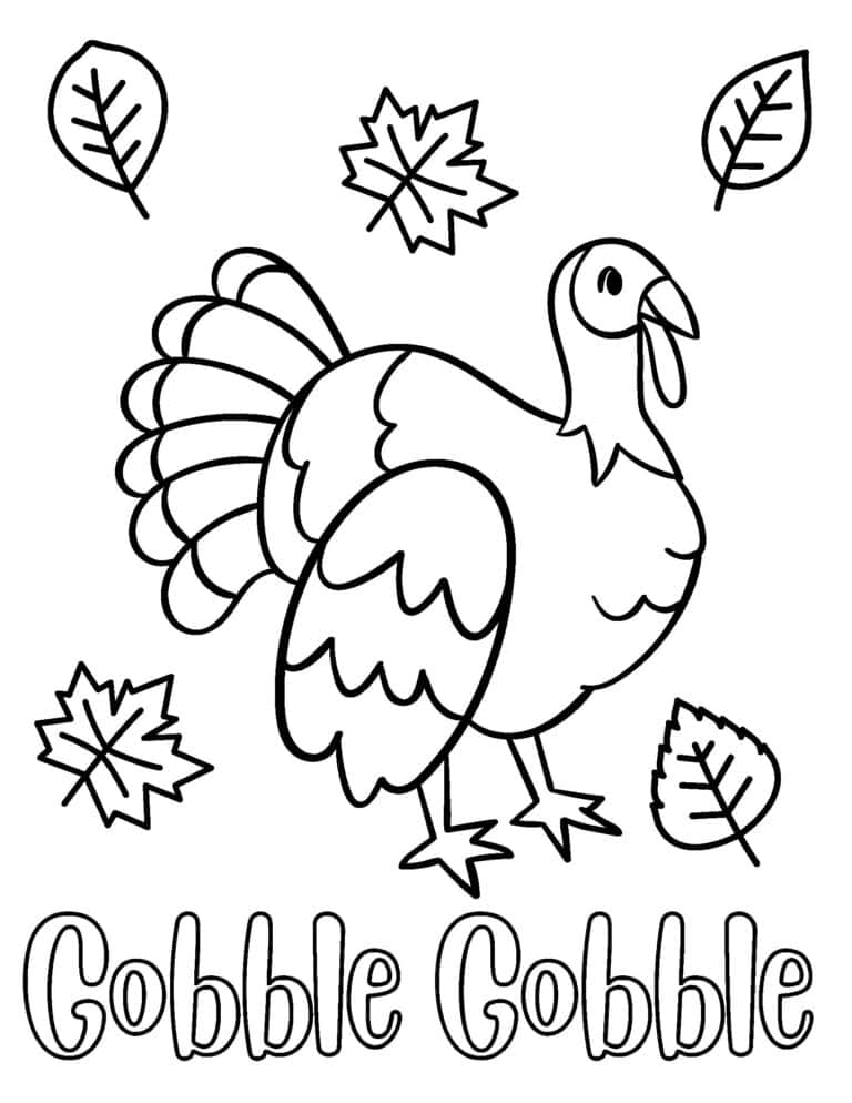 30 Free Thanksgiving Coloring Pages for Kids and Adults - Prudent Penny ...