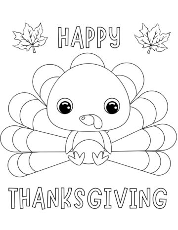 30 Free Thanksgiving Turkey Coloring Pages for Kids - Prudent Penny Pincher