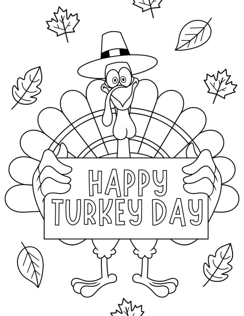 30 Free Thanksgiving Coloring Pages for Kids and Adults Prudent Penny