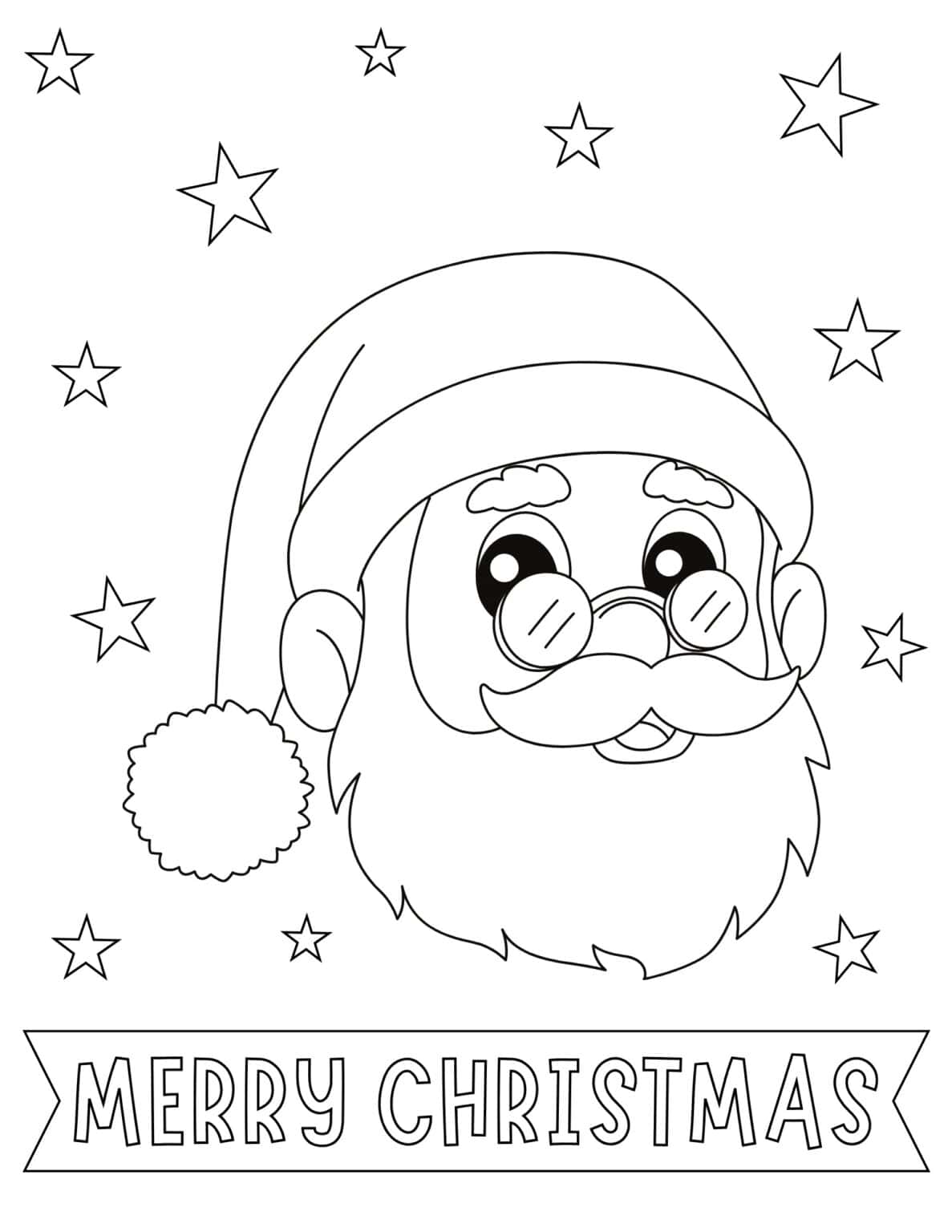 150 Free Christmas Coloring Pages for Kids - Prudent Penny Pincher