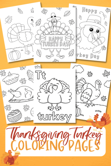 30 Free Thanksgiving Turkey Coloring Pages for Kids - Prudent Penny Pincher