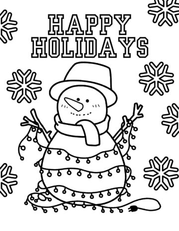 30 Free Printable Snowman Coloring Pages for Kids - Prudent Penny Pincher
