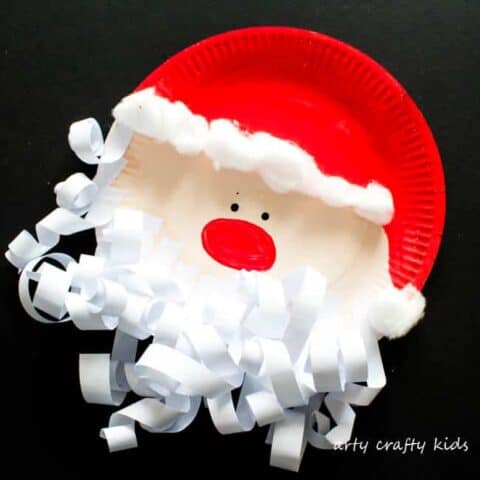 20 Simple Santa Crafts for Kids - Prudent Penny Pincher